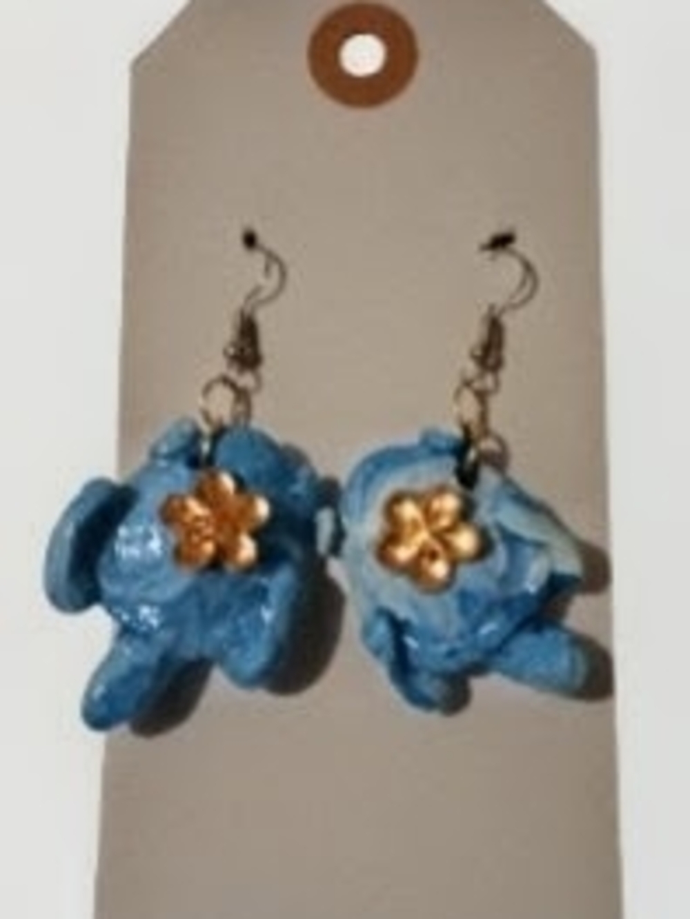 Polymerclay Sea Turtle Earrings Handmade With Resin Caseing . Hyperallergenic